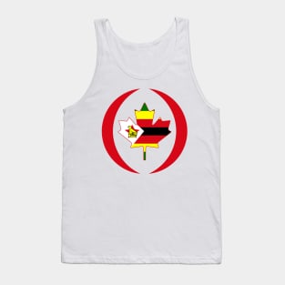 Zimbabwean Canadian Multinational Patriot Flag Series Tank Top